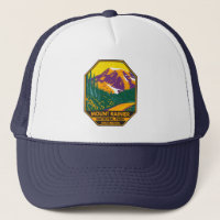 Parc national du Mont Rainier Washington Retro