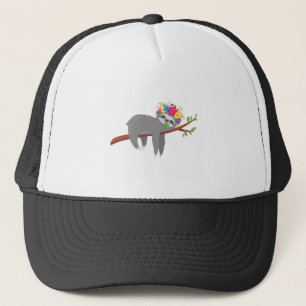Casquette Paresse assez florale