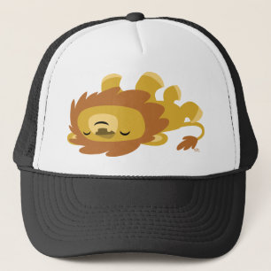 Casquette paresseux de camionneur de lion de bande