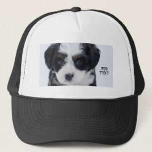 Casquette Parfait pour les amoureux des chiots noirs et blan