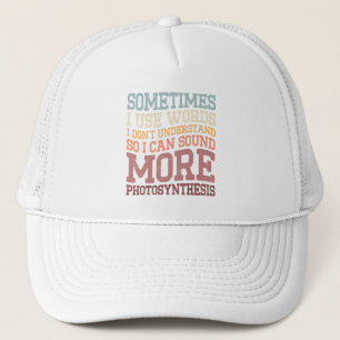 Casquette Parfois j'utilise des mots que je ne comprends pas
