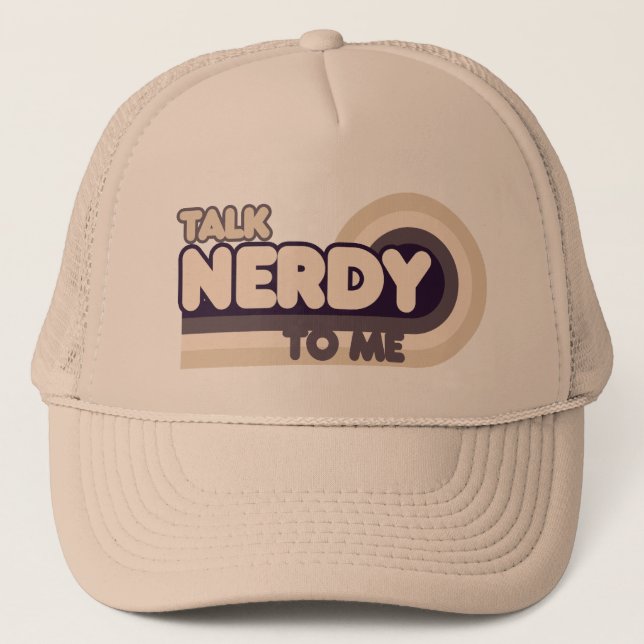Casquette Parle Nerdy à moi (Devant)