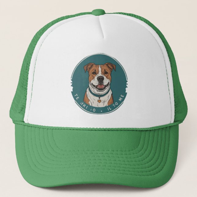 Casquette Parler l'amour du chien (Devant)