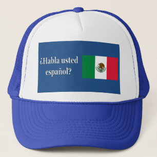 Casquette Parles-tu espagnol ? en espagnol. Indicateur wf
