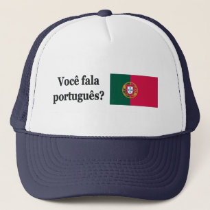Casquette Parles-tu portugais ? en portugais. Indicateur bf