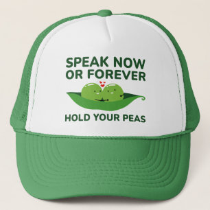 Casquette Parlez Maintenant Ou Pour Toujours Tenir Vos Pois