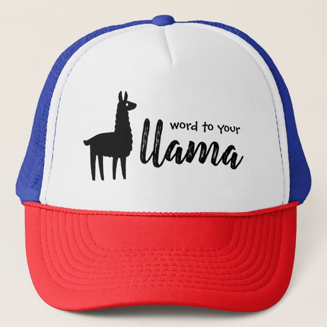 Casquette Parole À Votre Llama (Devant)