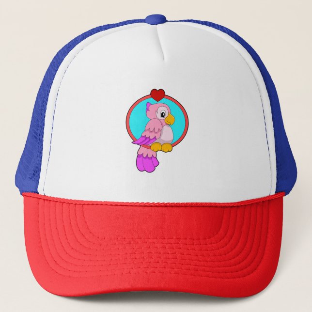 Casquette Parrot au coeur (Devant)