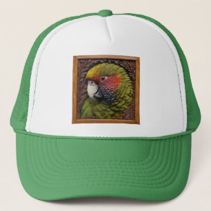 Casquette Parrot vert australien Lorikeet
