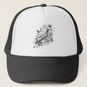 Casquette Parrot Wild Animal Nature Illustration Art tatouag