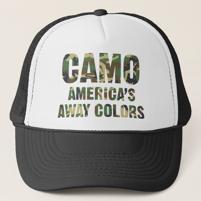 Casquette parti de camionneur de couleurs de Camo (Devant)