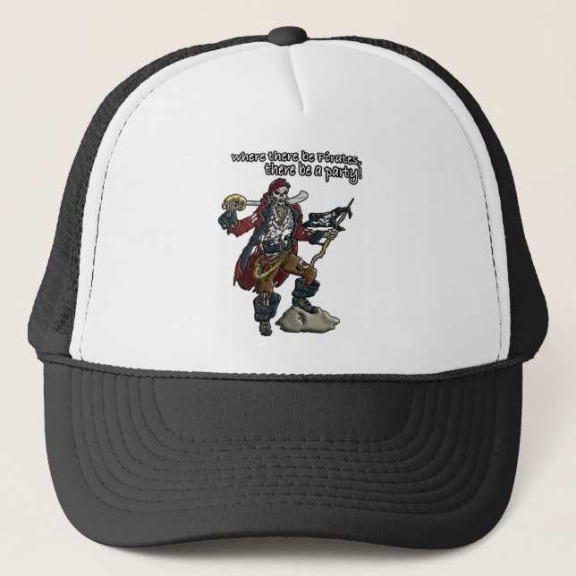 Casquette Parti pirate (Devant)