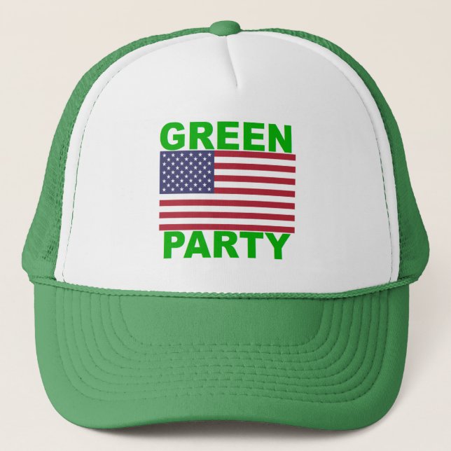 Casquette Parti Vert Etats-Unis (Devant)