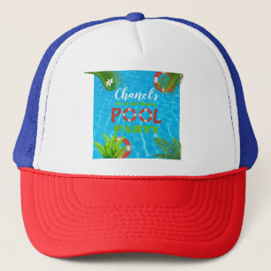 Casquette Partie du pool   Anniversaire