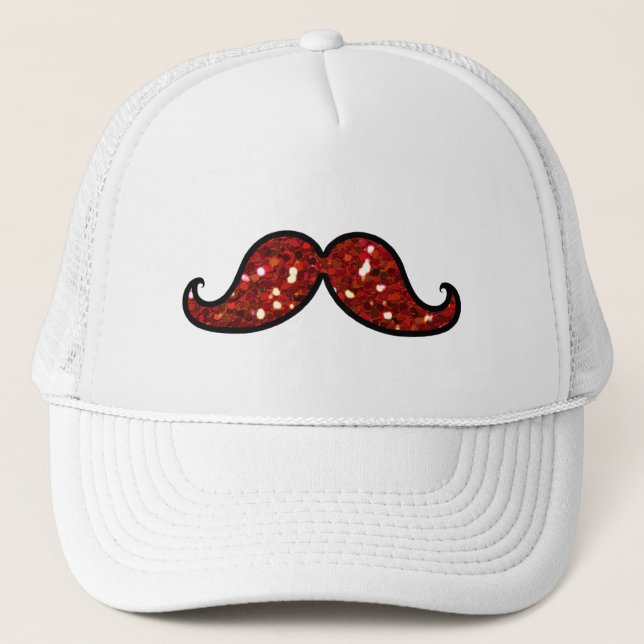 CASQUETTE PARTIES SCINTILLANTES IMPRIMÉES PAR MOUSTACHE (Devant)