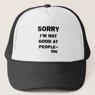 Casquette Pas bon chez les gens - Ing