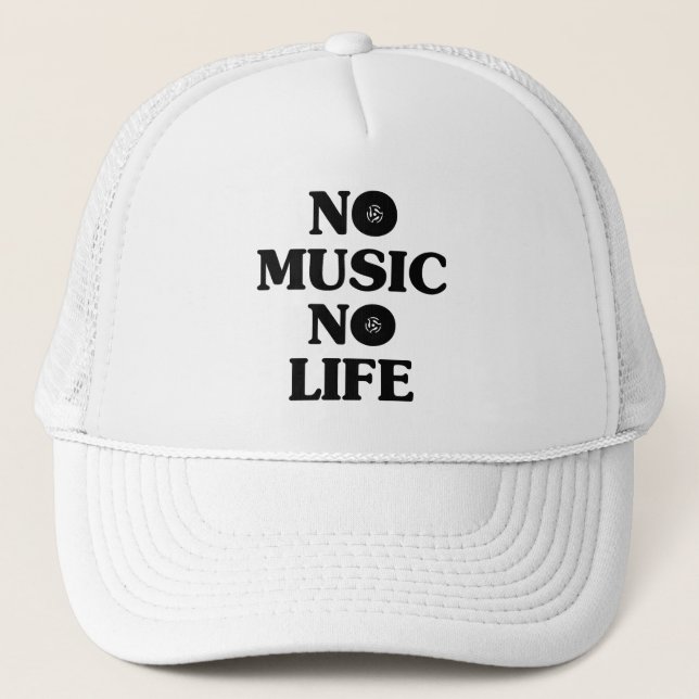 CASQUETTE PAS DE MUSIQUE PAS DE VIE (Devant)