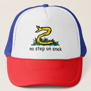 Casquette Pas de pas sur les mèmes de serpent Gadsden SnekDr