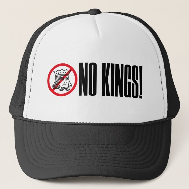 Casquette PAS DE ROIS ! - nokingsteins - Snapback - Trucker  (Devant)
