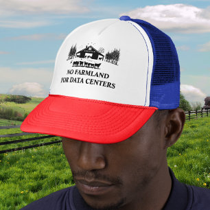 Casquette Pas de terres agricoles pour les centres de donnée
