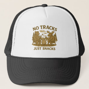 Casquette Pas de traces juste des collations   Ours et orign