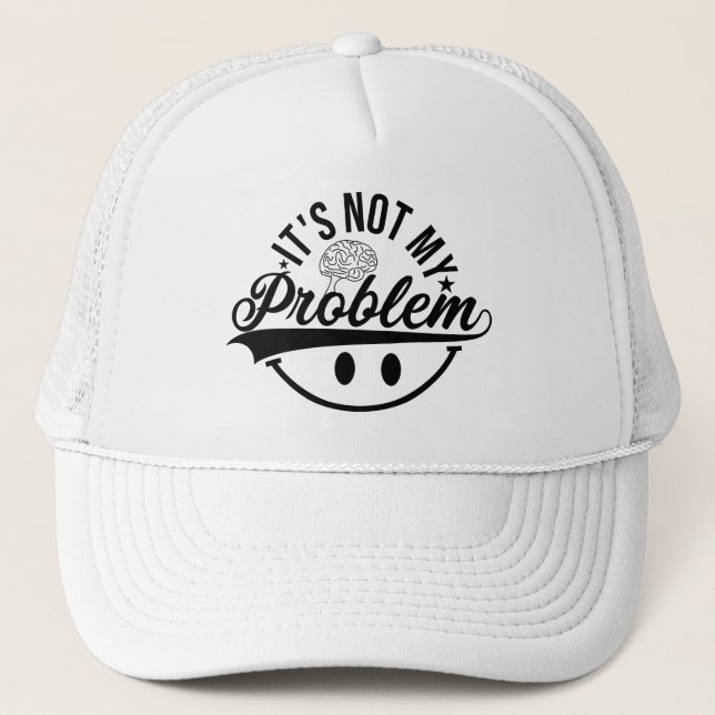 Casquette Pas mon problème-retraité 2023 pas (Devant)