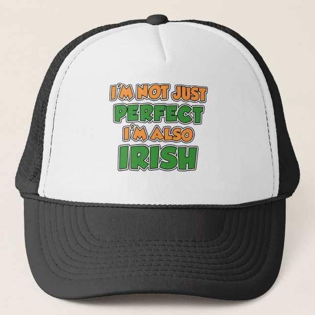 Casquette Pas seulement parfait irlandais (Devant)