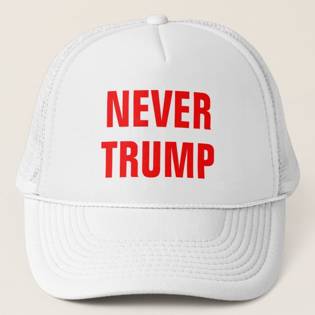 Casquette PAS TRUMP JAMAIS pour le président 2016 (Devant)