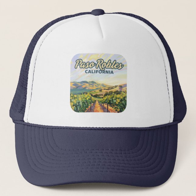 Casquette Paso Robles California Vineyard Côte Centrale (Devant)