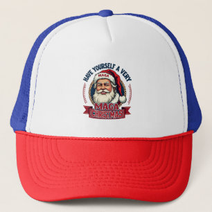 Casquette Passez un très Maga Noël Trump a gagné 