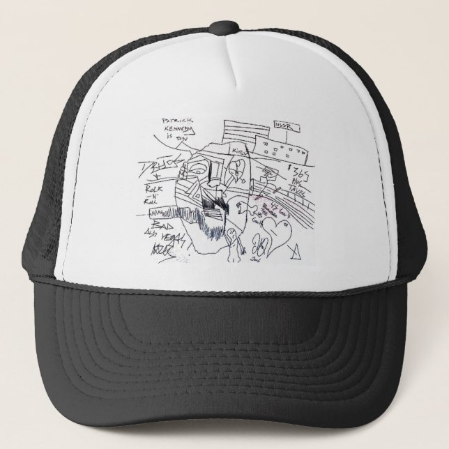 Casquette patrick kennedy impression (Devant)