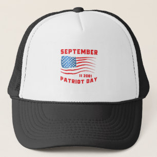 Casquette Patriot Day 9.11.2001 N'oubliez jamais le 11 septe