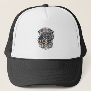 Casquette Patriotique 1776 Hors Route Camion Monstre Crâne L