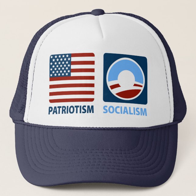 Casquette Patriotisme ou socialisme (Devant)