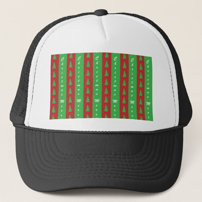 Casquette Patterns de Christma Tree (Devant)