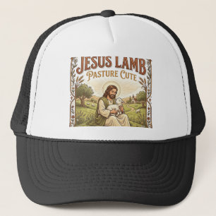 Casquette Pâturage de Jésus agneau Mignon Pâturage de Jésus 
