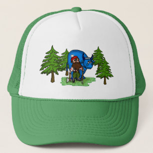 Casquette Paul Bunyan avec arbres