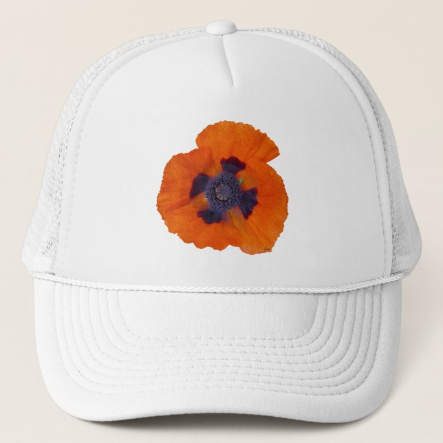 Casquette Pavot orange écarlate 1 (Devant)