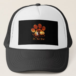 Casquette Paw Tree It’s Fall Y’all White Dog
