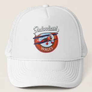 Casquette Pays de Galles fabuleux patch rétro de voyage