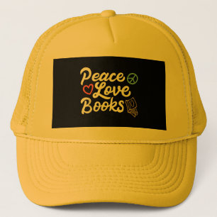 Casquette Peace Looks Geeky & Cute Reading