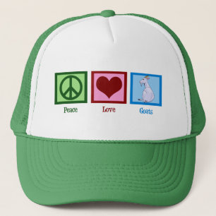 Casquette Peace Love Chèvres