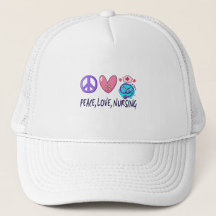 Casquette Peace Love Nuring