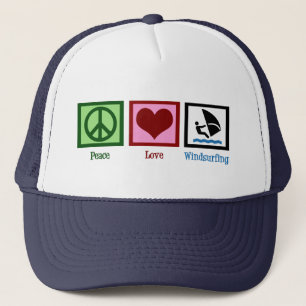 Casquette Peace Love Windsurf