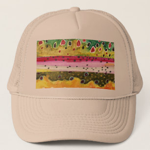 Casquette Peaux de trois belles truites