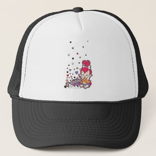 Casquette PEBBLES™ Coeur pourpre (Devant)