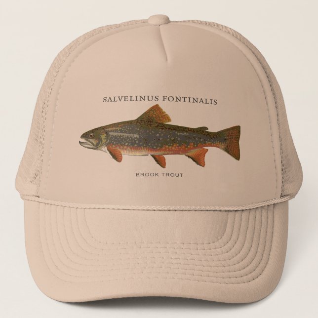 Casquette Pêche de truite de ruisseau (Devant)