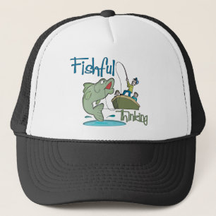 Casquette Pêche drôle - pensée de Fishful