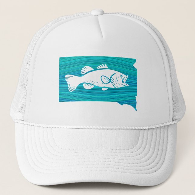 Casquette Pêche par vagues du Dakota du Sud (Devant)