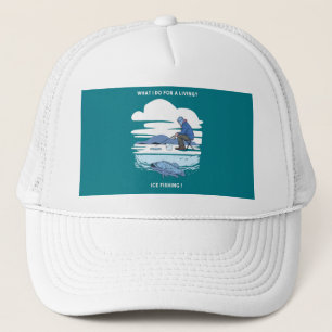Casquette Pêche sur glace - Conception de pêcheur d'hiver